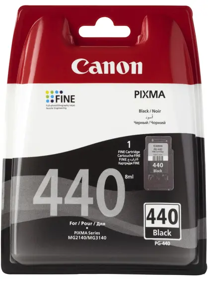 Картридж Canon Pixma MG2140/MG3140 PG-440Bk Black (5219B001)