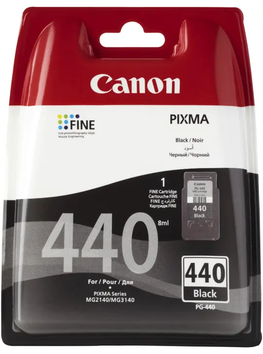 Картридж Canon Pixma MG2140/MG3140 PG-440Bk Black (5219B001)