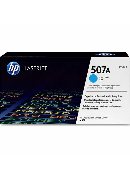 Картридж тон. HP 507A для LJ Enterprise 500 Color M551n/551dn/551xh 6000 ст. Cyan (CE401A)