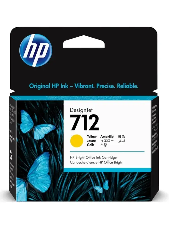HP 712 Yellow (3ED69A)