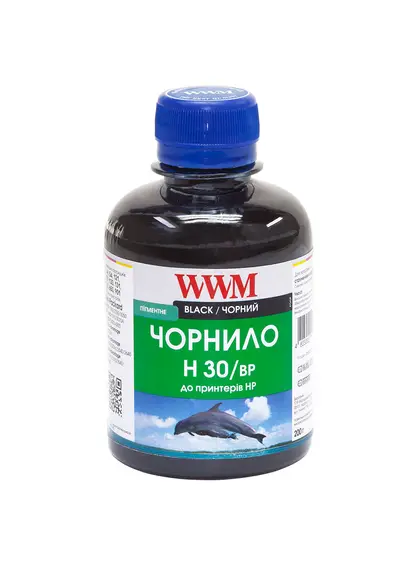 Чорнило WWM для HP №21/121/122 200г Black пігментне (H30/BP)