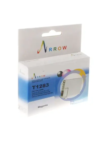 Картридж Arrow для Epson Stylus SX125/SX420W/SX425W аналог C13T12834010 Magenta (T1283)