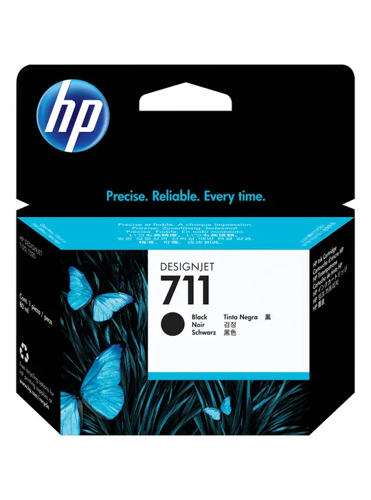 Картридж HP DesignJet T120/T520 HP 711 Black (CZ133A)