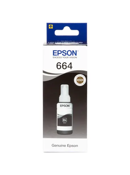 Контейнер з чорнилами Epson для L110/L210/L300 664 70мл Black (C13T66414A)