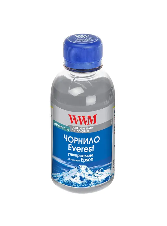 Чорнило WWM EVEREST для Epson 100г Light Light Black пігментне (EP02/LLBP-2)