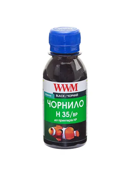 Чорнило WWM для HP №21/129/121 100г Black пігментне (H35/BP-2) для СНПЧ
