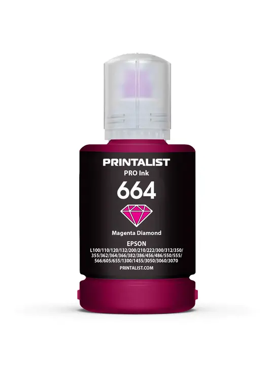 Чорнило PRINTALIST 664 для Epson L110/L210/L300 140г Magenta водорозчинне (PL664M)