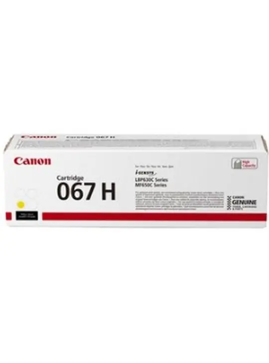 Картридж тон. Canon 067H для MF651Cw/MF655Cdw/MF657Cdw/LBP631Cw/LBP633Cdw 2350 ст. Yellow (5103C002)