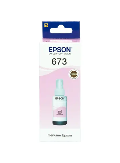 Контейнер з чорнилами Epson для L800 673 70мл Light Magenta (C13T67364A)