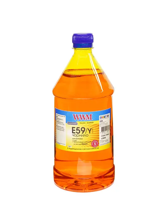 Чорнило WWM для Epson Stylus Pro 7700/9700/9890 1000г Yellow водорозчинне (E59/Y-4)