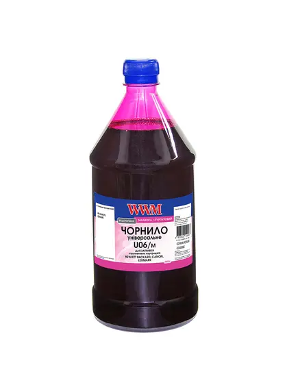 Чорнило WWM для Canon/HP/Lexmark 1000г Magenta водорозчинне (U06/M-4)