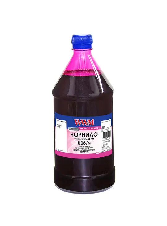 Чорнило WWM для Canon/HP/Lexmark 1000г Magenta водорозчинне (U06/M-4)