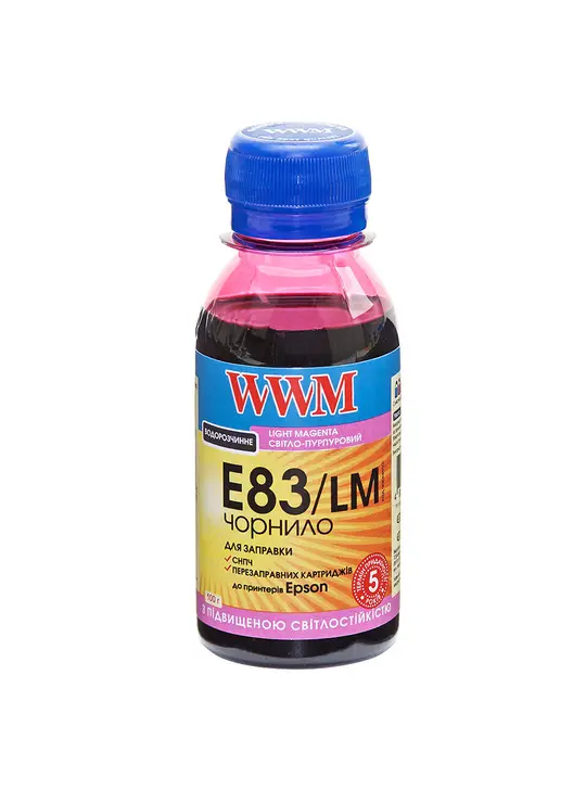 Чорнило WWM для Epson Stylus Photo T50/P50/PX660 100г Light Magenta водорозчинне (E83/LM-2)