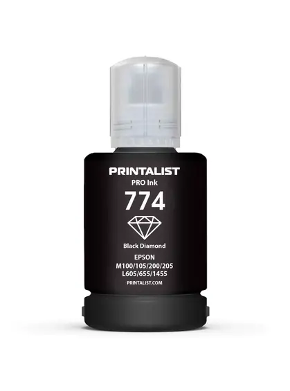 Чорнило PRINTALIST для Epson M100/M200 140г Black пігментне (PL774BP)