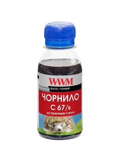 Чорнило WWM для Canon PFI-107Bk 100г Black водорозчинне (C67/B-2) Чорнило WWM для Canon PFI-107Bk 100г Black водорозчинне (C67/B-2)