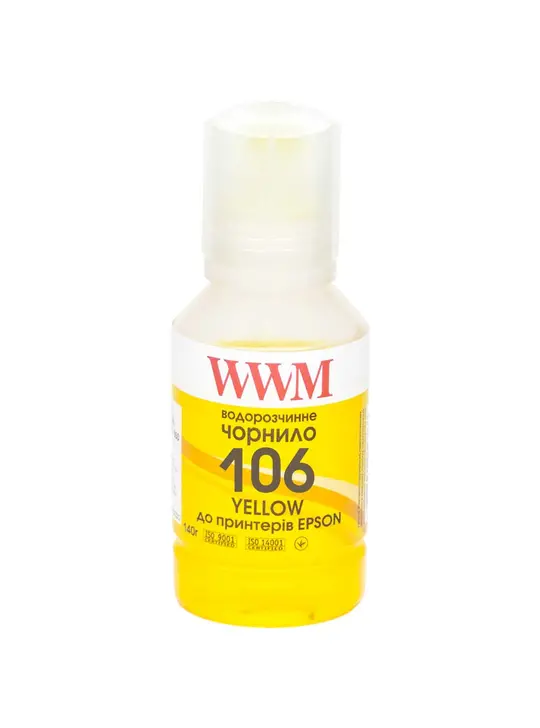 Чорнило WWM 106 для Epson L7160/7180 140г Yellow (E106Y)