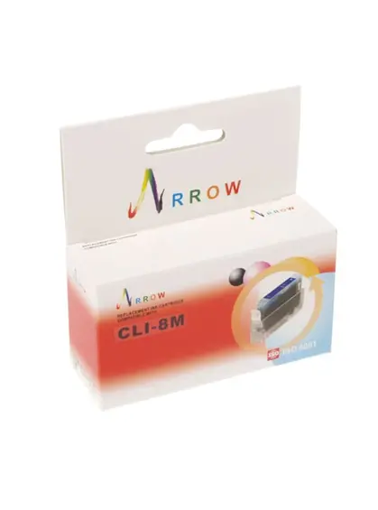 Картридж Arrow для Canon Pixma iP4200/iP4500/iP6600 аналог CLI-8M Magenta (CLI8M)