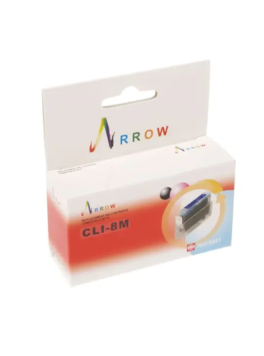 Картридж Arrow для Canon Pixma iP4200/iP4500/iP6600 аналог CLI-8M Magenta (CLI8M)