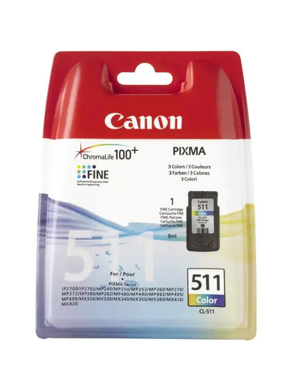 Картридж Canon Pixma MP230/MP250/MP270 CL-511C Color (2972B007)