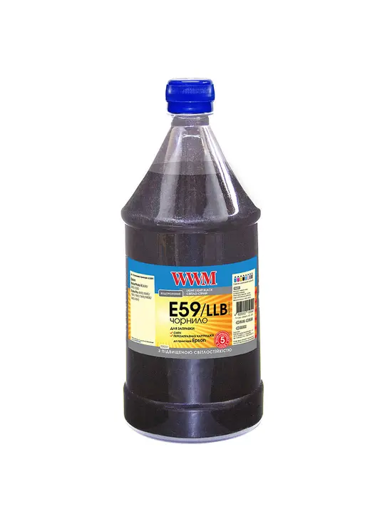 Чорнило WWM для Epson Stylus Pro 7700/9700/9890 1000г Light Light Black водорозчинне (E59/LLB-4)