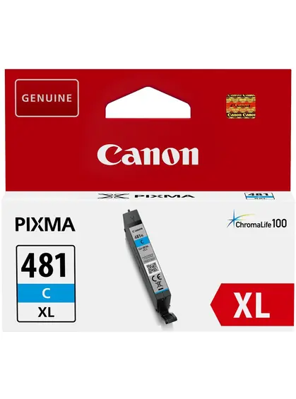 Картридж Canon Pixma TS6140/TS8140 CLI-481XL C Cyan (2044C001) Картридж Canon Pixma TS6140/TS8140 CLI-481XL C Cyan (2044C001)