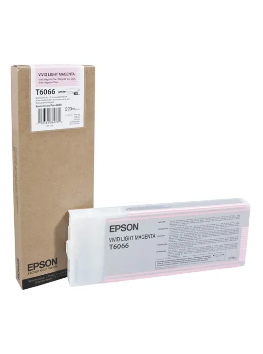 Картридж Epson Картридж Epson StPro 4880 vivid light magenta, 220мл Vivid Light Magenta (C13T606600) підвищеної ємності