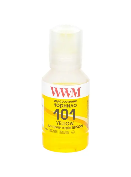 Чорнило WWM 101 для Epson L4150/4160 140г Yellow (E101Y)