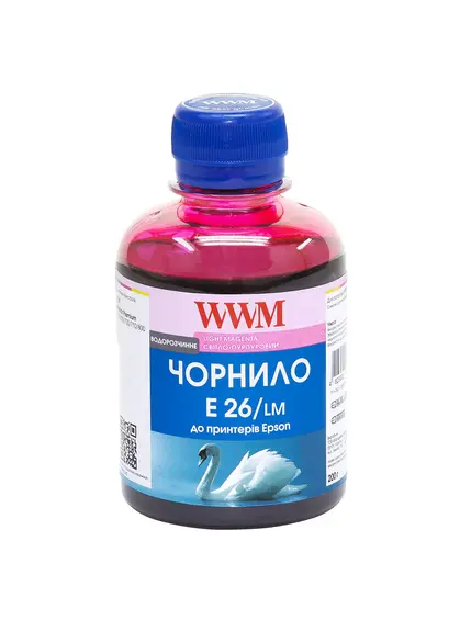 Чорнило WWM для Epson Expression Photo XP-55/XP-750/XP-850 200г Light Magenta водорозчинне (E26/LM)