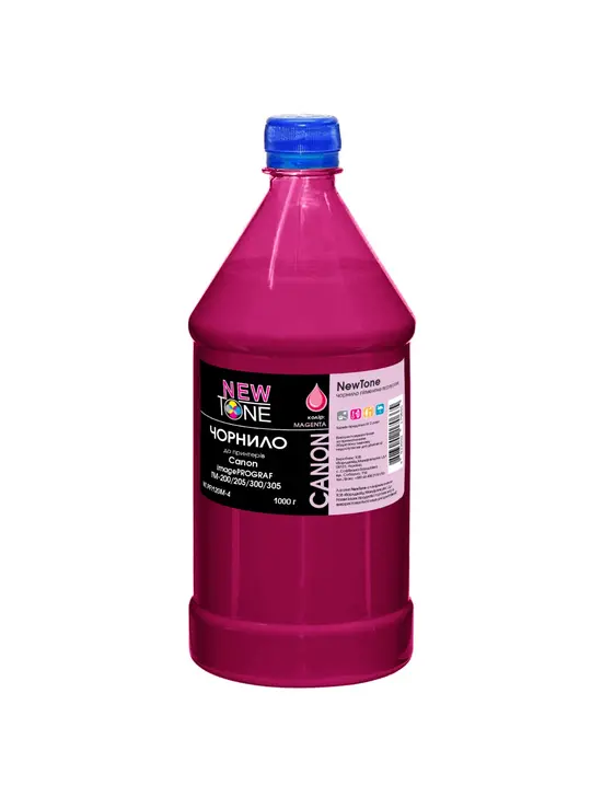 Чорнило NewTone для Canon imagePROGRAF TM-200/305 1000г Magenta пігментне (NT.PFI120M-4)