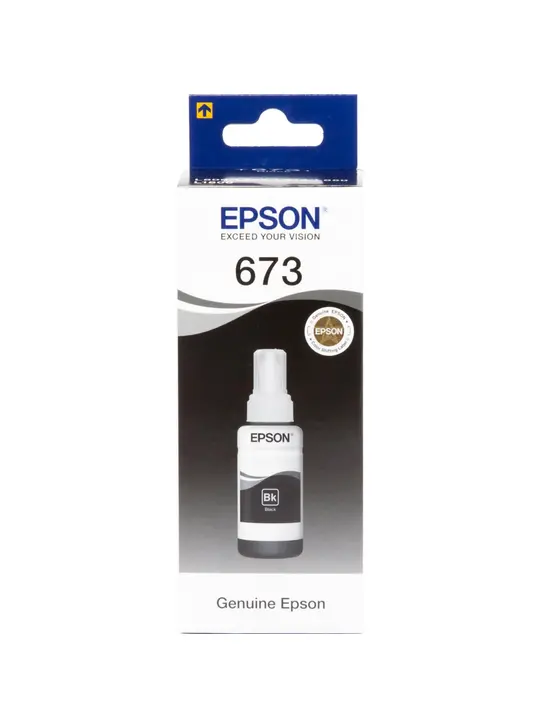 Контейнер з чорнилами Epson для L800 673 70мл Black (C13T67314A)