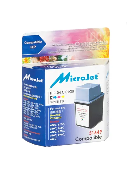 Картридж MicroJet для HP DJ 600 series аналог HP №49 Color (HC-04)