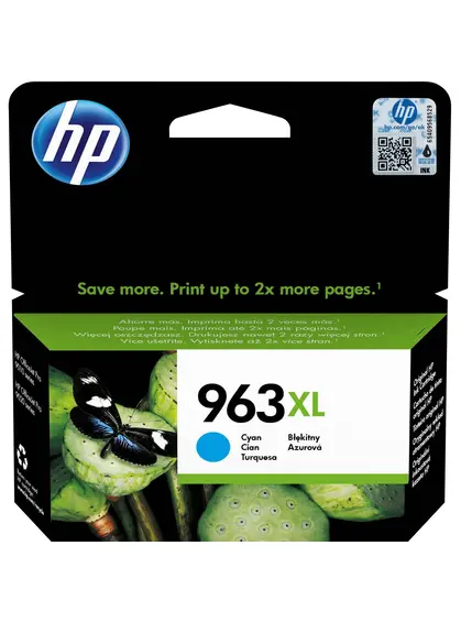 Картридж HP OfficeJet Pro 9013/9023, HP 963XL Cyan (3JA27AE)