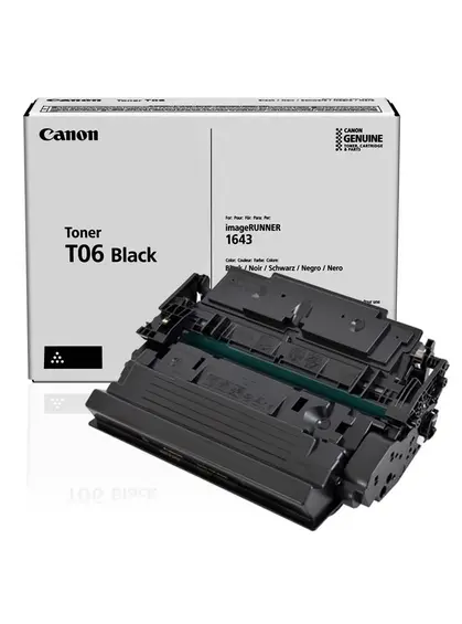 Картридж тонерний Canon для iR1643/1643i/1643iF, T06 20500 ст. Black (3526C002)