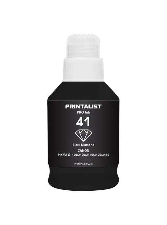 Чорнило PRINTALIST GI-41 для Canon Pixma G2420/3420 190г Black пігментне (PL41BP)