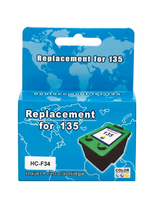 Картридж MicroJet для HP DJ 5743/6543 аналог HP №135 Color (HC-F34)