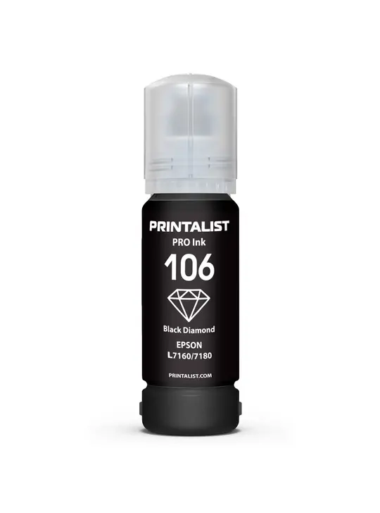Чорнило PRINTALIST 105 для Epson L7160/7180 70г Photo Black водорозчинне (PL106PB)