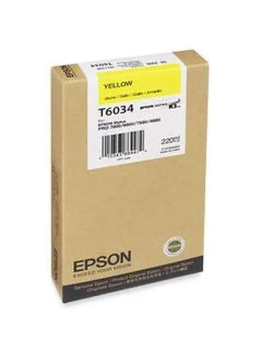 Картридж Epson Картридж Epson StPro 7800/7880/9800/9880 yellow, 220мл Yellow (C13T603400) підвищеної ємності