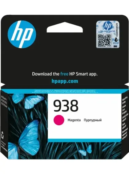 Картридж HP Картридж HP No.938 OfficeJet Pro 9110b/9120/9120b/9130/9130b/9700/9700e Magenta (800 стор) Magenta (4S6X6PE)