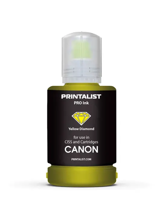 Чорнило PRINTALIST для Canon 140г Yellow водорозчинне (PL-INK-CANON-Y)