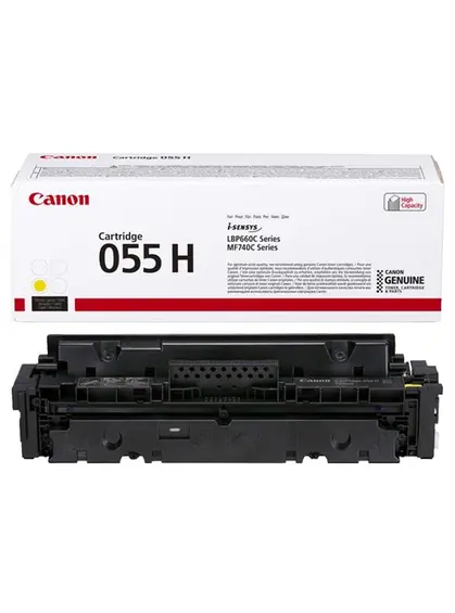 Картридж тон. Canon 055H для MF-742Cdw 5900 ст. Yellow (3017C002) Картридж тон. Canon 055H для MF-742Cdw 5900 ст. Yellow (3017C002)