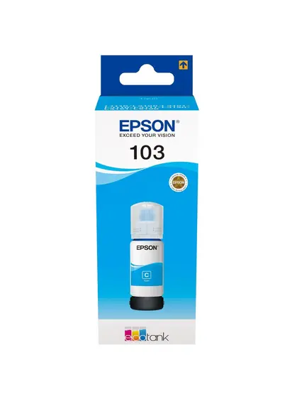Контейнер з чорнилами Epson для L3100/3110/3150 103 65мл Cyan (C13T00S24A)
