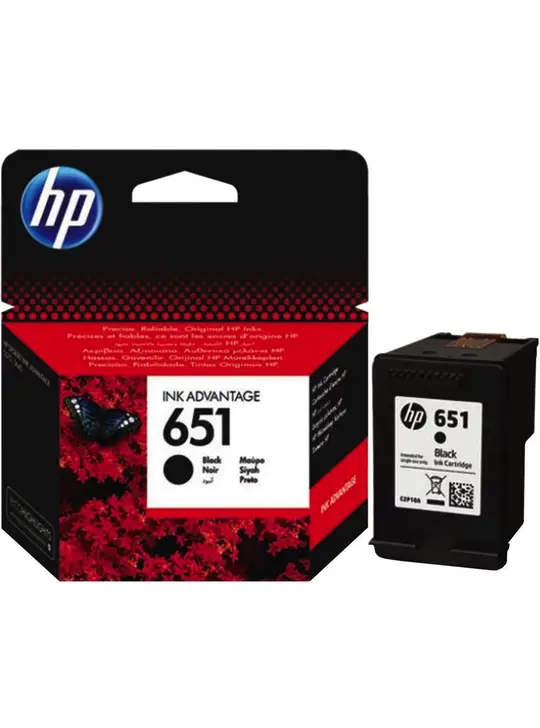 Картридж HP Deskjet 5575, Officejet 202. HP 651 Black (C2P10AE)
