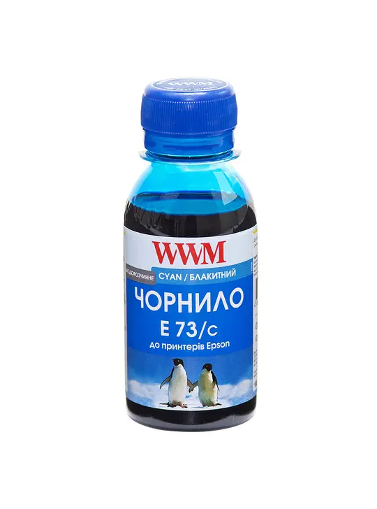 Чорнило WWM для Epson Stylus CX3700/TX119/TX419 100г Cyan водорозчинне (E73/C-2)