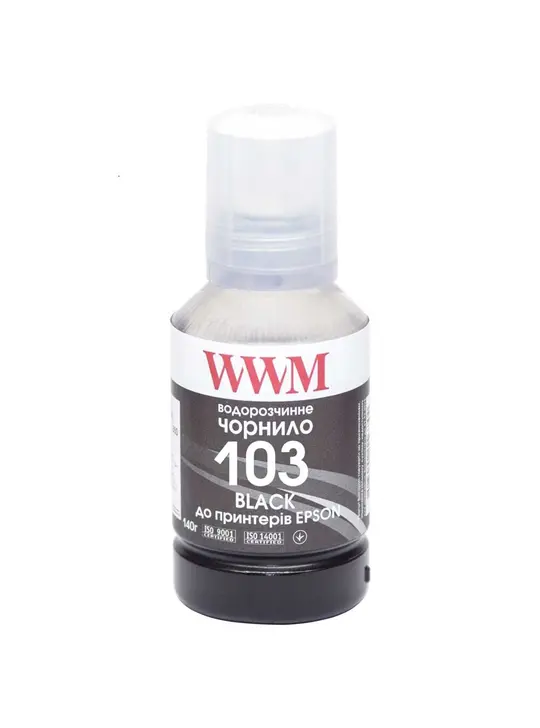 Чорнило WWM 103 для Epson L3100/3110/3150 140г Black (E103B)