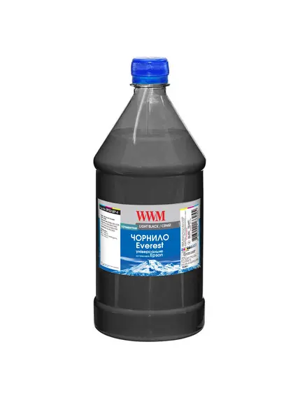 Чорнило WWM EVEREST для Epson 1000г Light Black пігментне (EP02/LBP-4) Чорнило WWM EVEREST для Epson 1000г Light Black пігментне (EP02/LBP-4)