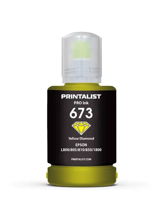Чорнило PRINTALIST 673 для Epson L800 140г Yellow водорозчинне (PL673Y)