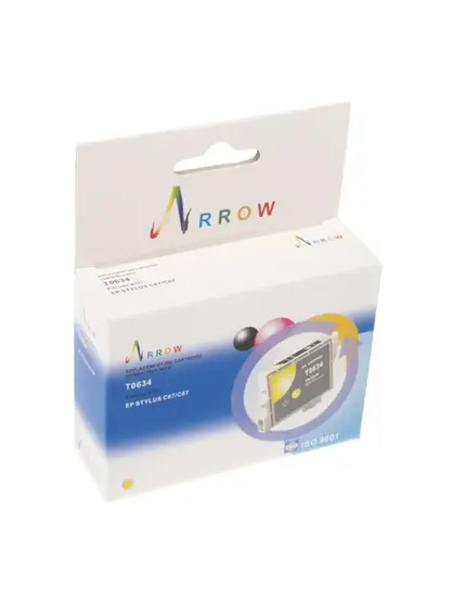Картридж Arrow для Epson Stylus C67/CX3700/CX4700 аналог C13T06344A Yellow (T0634)