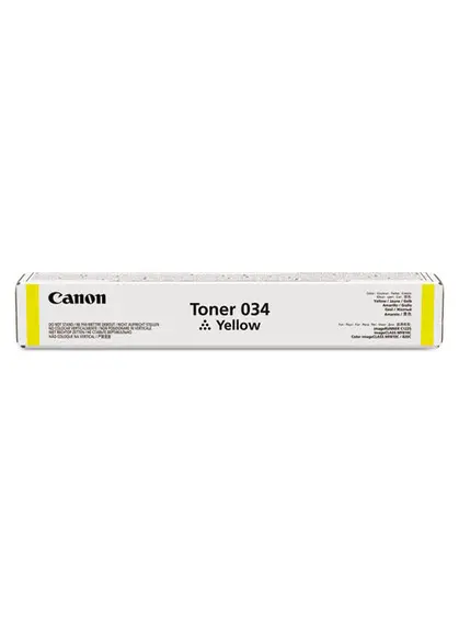 Туба з тонером Canon 034 для iRC-C1225/1225iF 7300 ст. Yellow (9451B001)