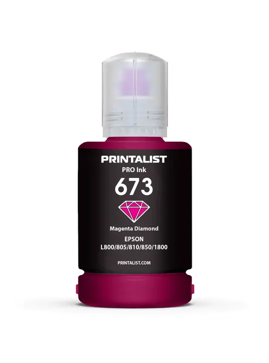 Чорнило PRINTALIST 673 для Epson L800 140г Magenta водорозчинне (PL673M)