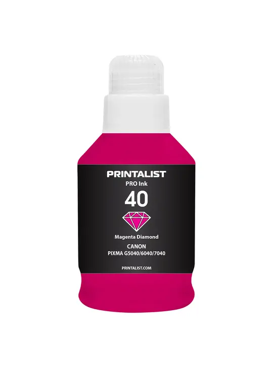 Чорнило PRINTALIST GI-40 для Canon G5040/G6040 190г Magenta водорозчинне (PL40M)